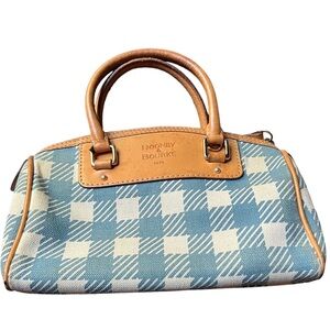 Dooney & Bourke Blue and Cream Mini Bag